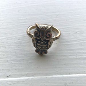 James Avery Sterling Silver Owl Ring